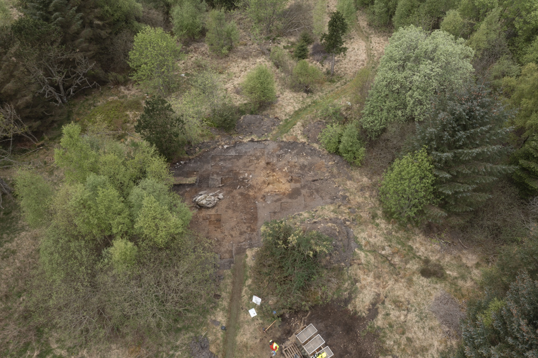 Dronefoto Id 269663 etter utgraving