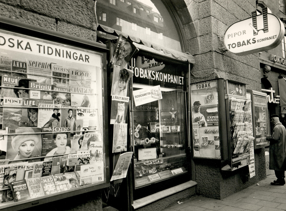 Tobakskompaniet på Kungsgatan 30.