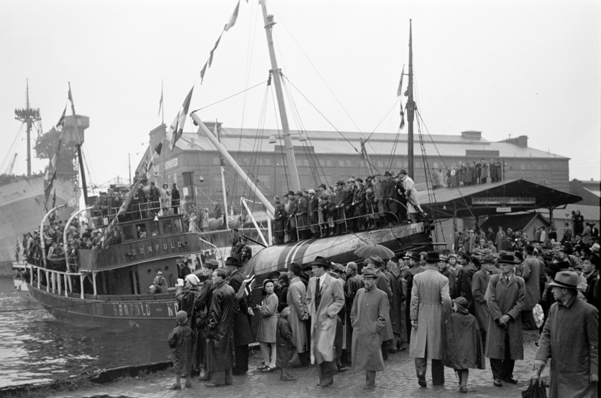 Folkemengde ved Oslo havn