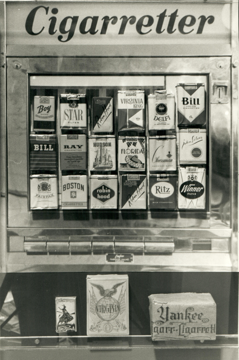 Cigarettautomat.