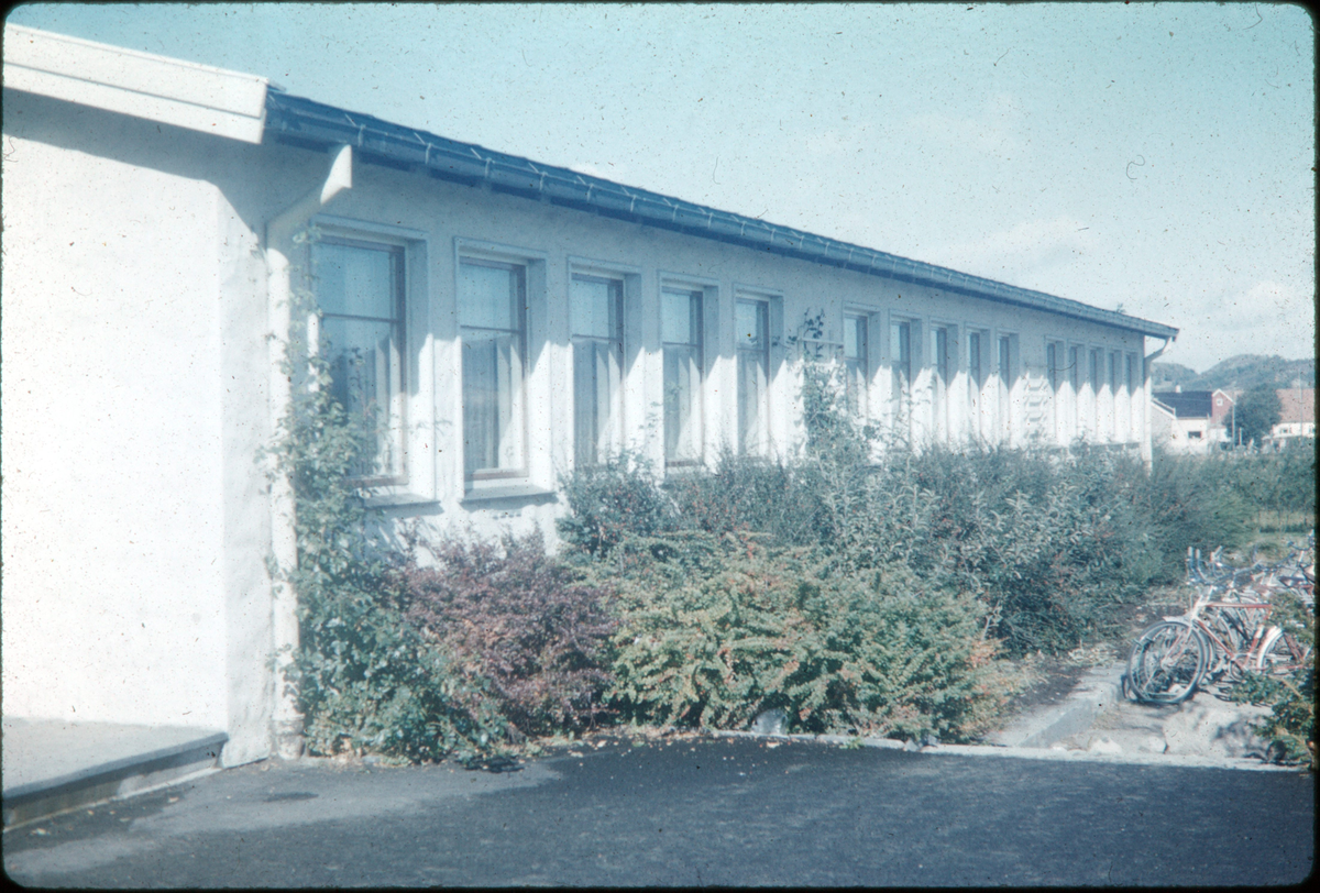 Lura skole, 1959. Frå lysbildeserie av "Skoler i Høyland", noverande Sandnes kommune.