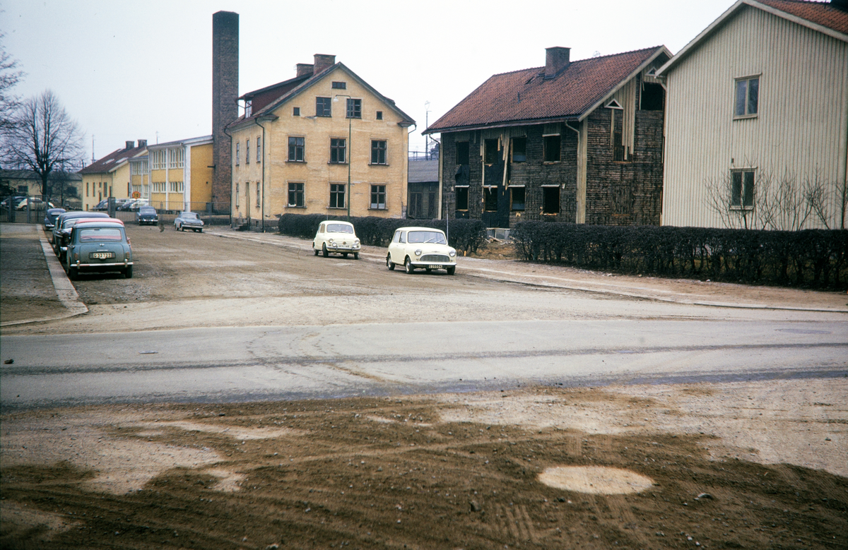 Gata, Öster (?), Växjö. 
Färgfoto, ca 1963.