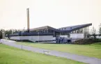 Simhallen, Växjö. 
Färgfoto ca 1973.