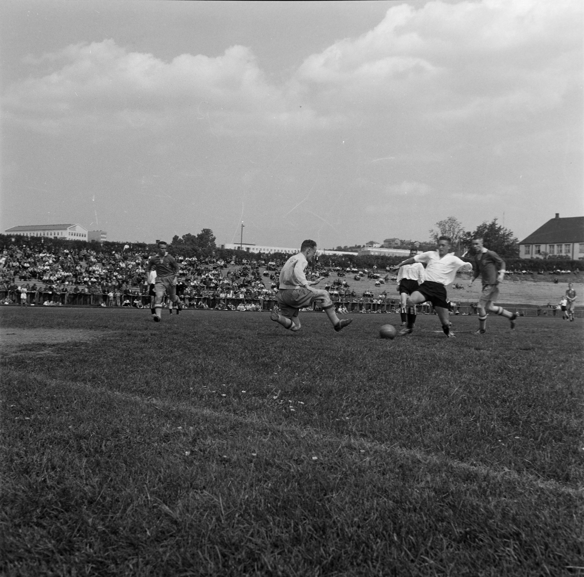 Fotballkamp mellom Freidig og Odd