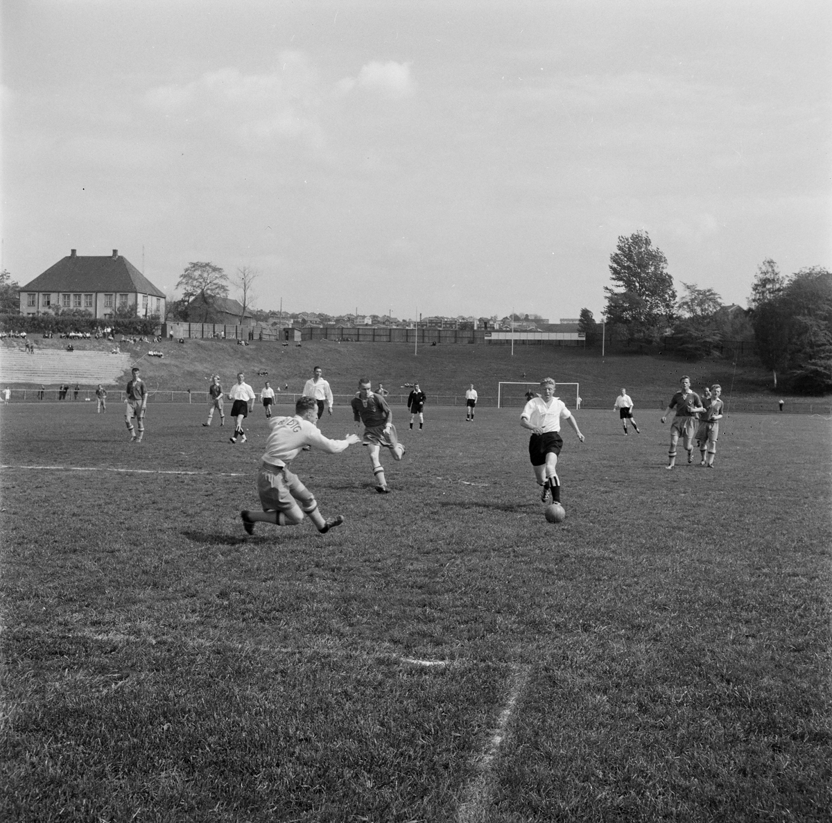 Fotballkamp mellom Freidig og Odd