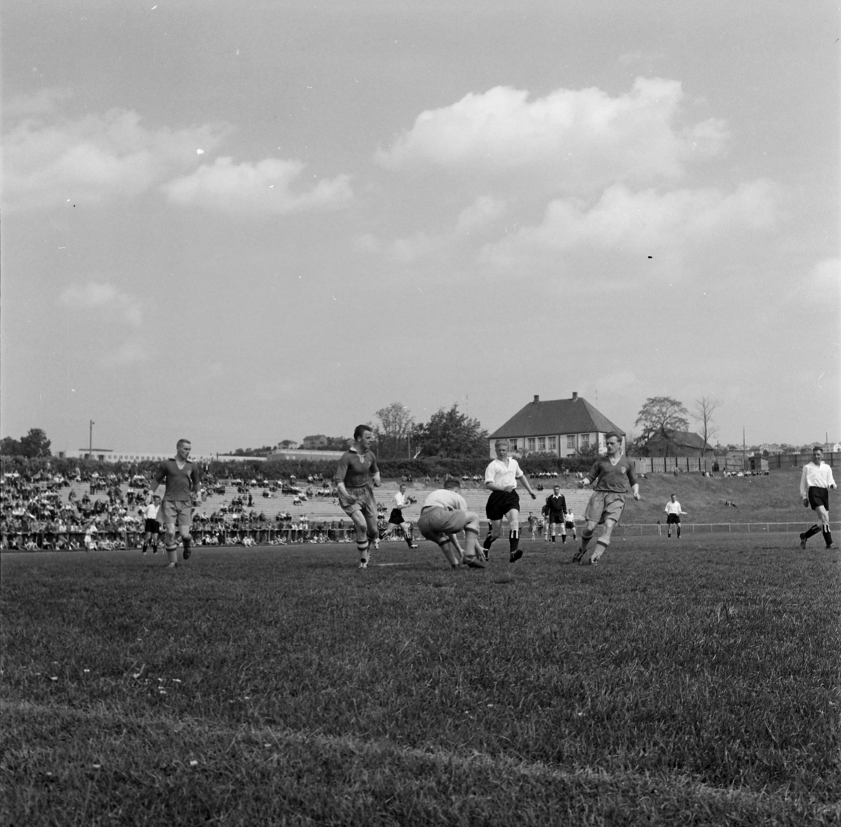 Fotballkamp mellom Freidig og Odd