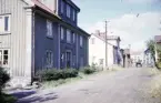 Gamla Norrvägen, Växjö. 
Färgfoto ca 1960.