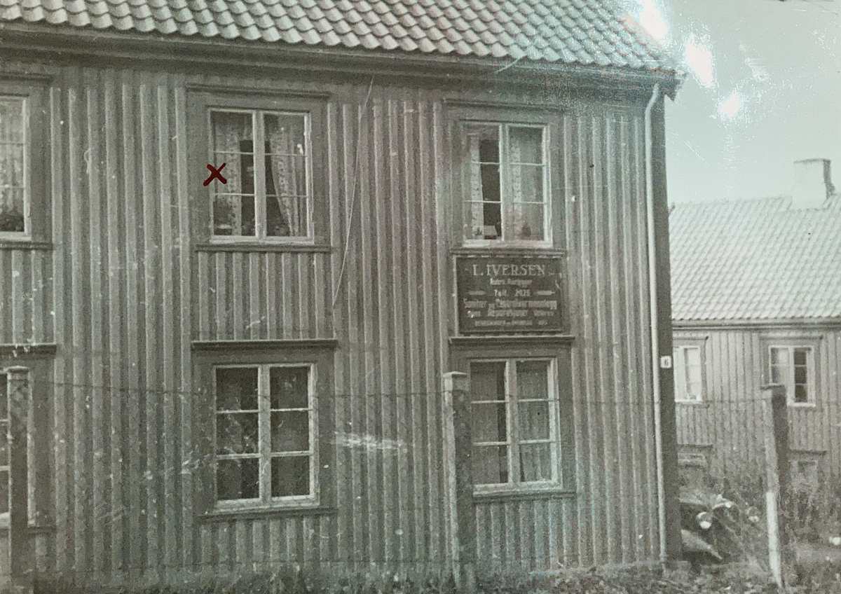 To kraftige vedkubber. 

Kubbe B mangler det meste av barken. Den er noe tykkere enn kubbe A.