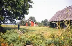 Ett torp under Teleborgs slott. Troligen torpet Petersburg.
