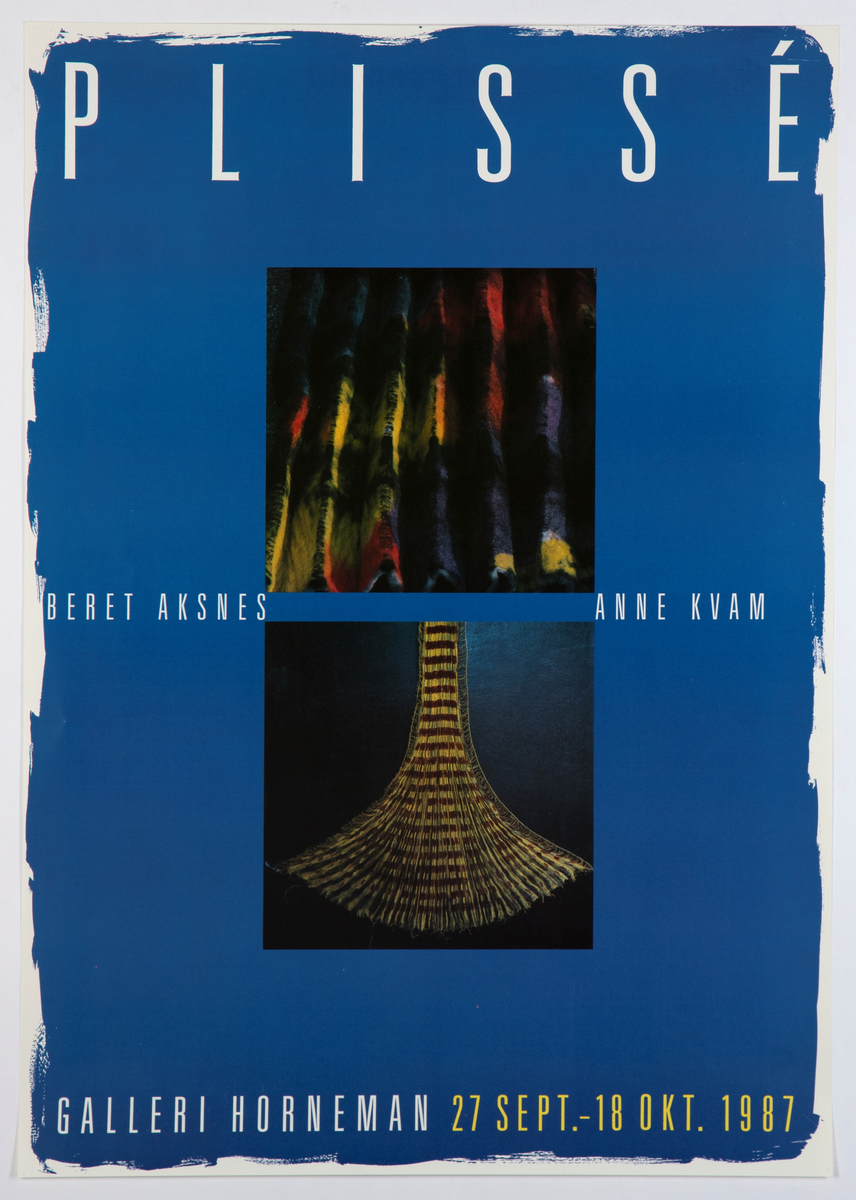 Plissé [Utstillingsplakat]