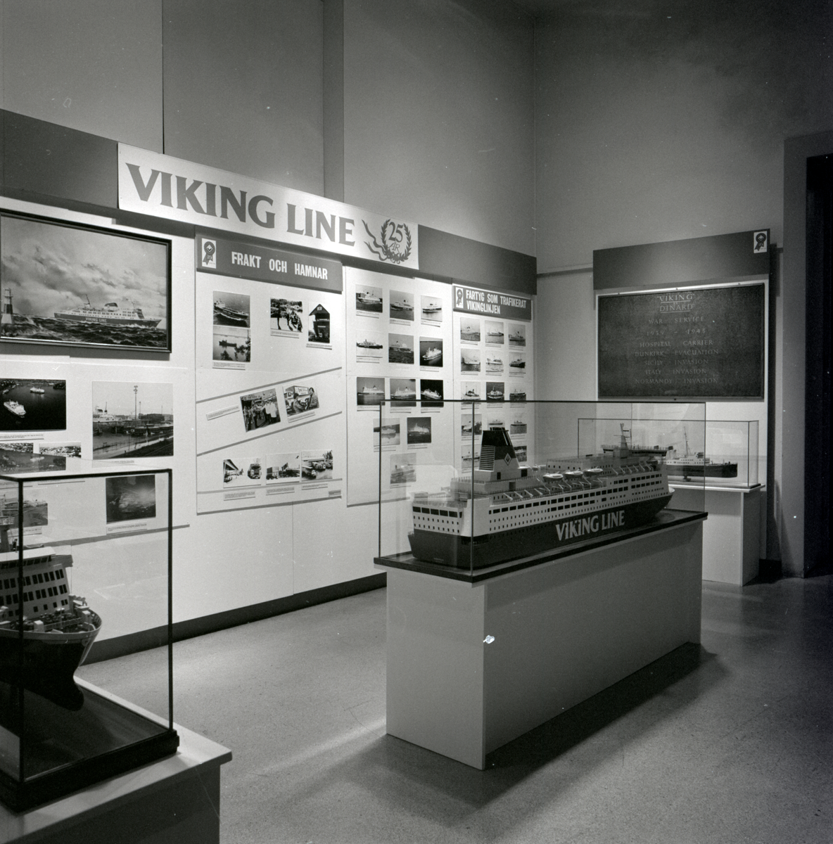 Utställning VIKING LINE 25 år.