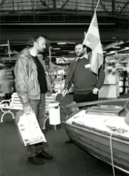 Utställning på båtmässan Allt för sjön. Allt för sjön. Segel