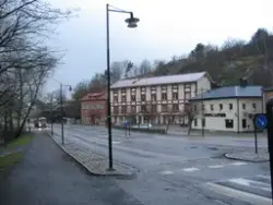 Kvarnbygatan och Gamla torget åt nordväst år 2011. Nerifrån 