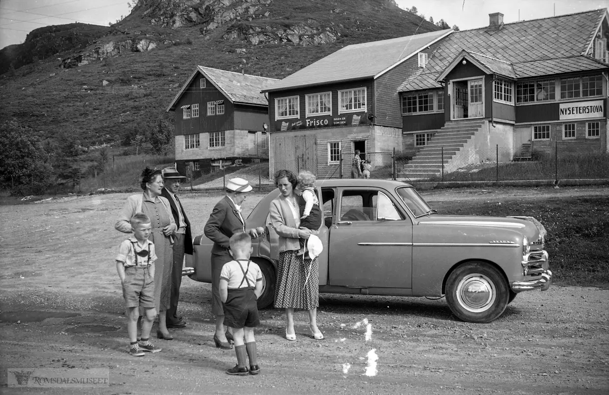 Nyseterstova.."1957"."Tur til Engesetdalen 27.07.1957"