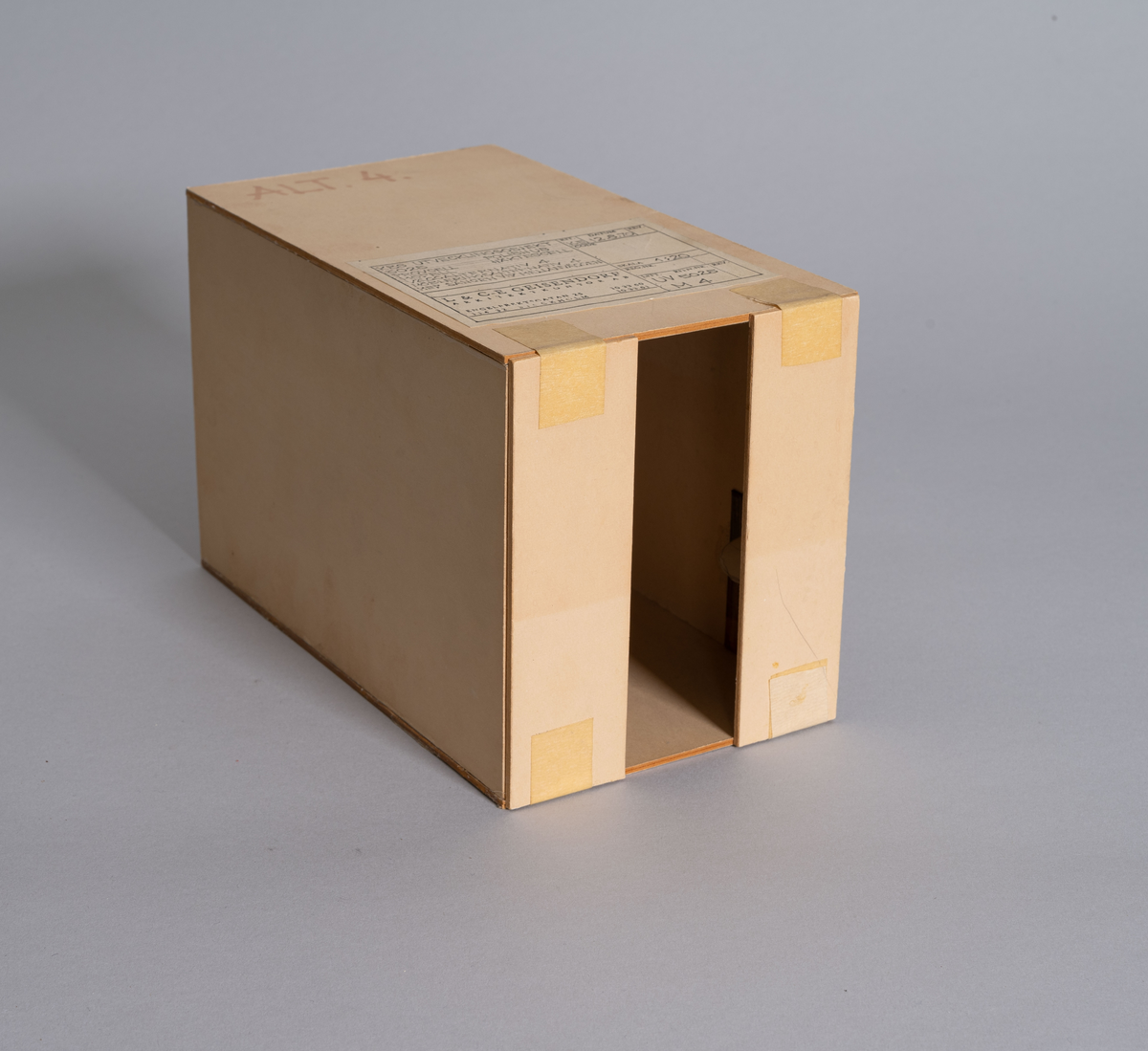 Prison Cells, Model of prison cell by Geisendorf, Léonie