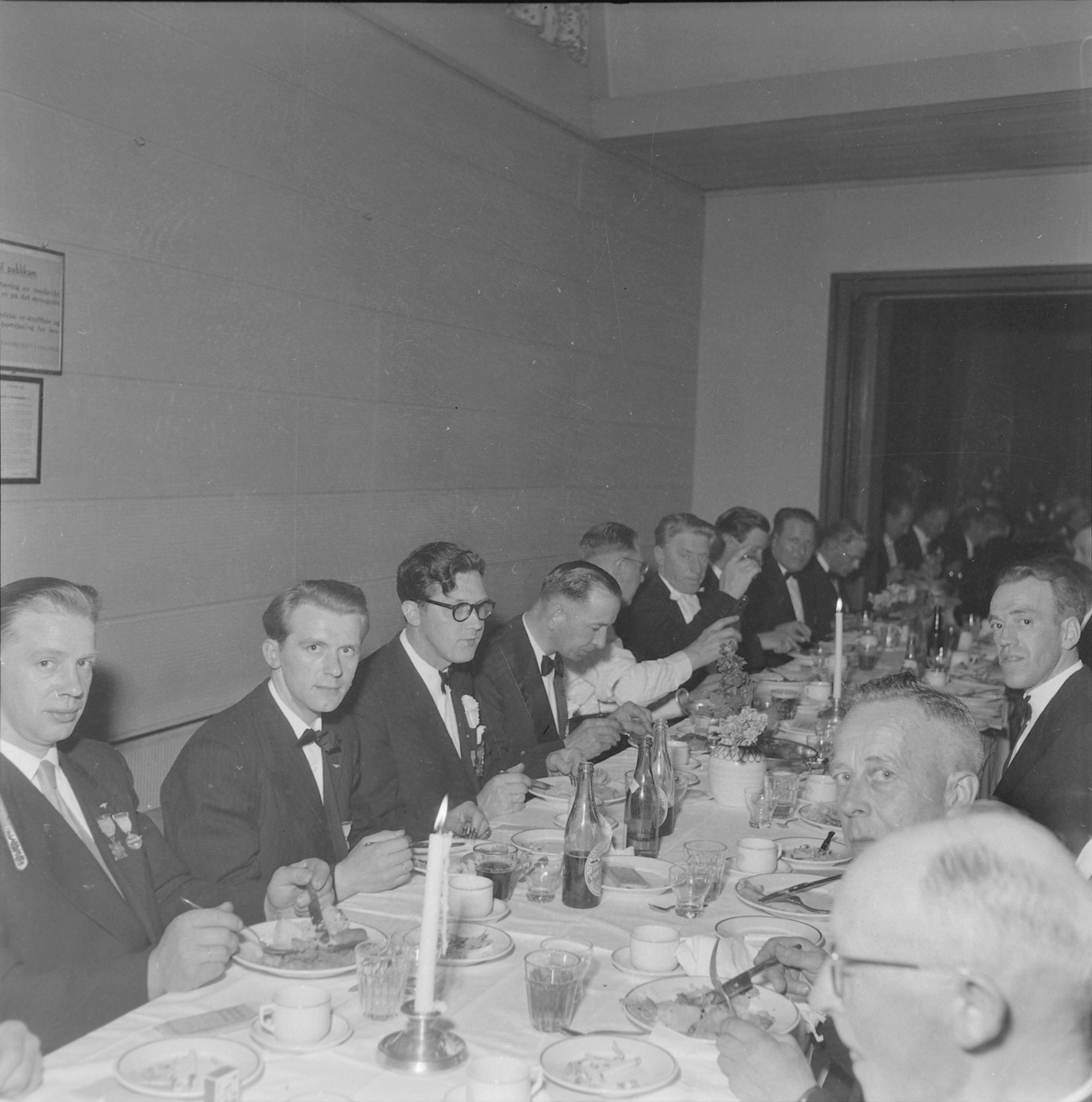 Jernbanesangerstevnet, festmiddag