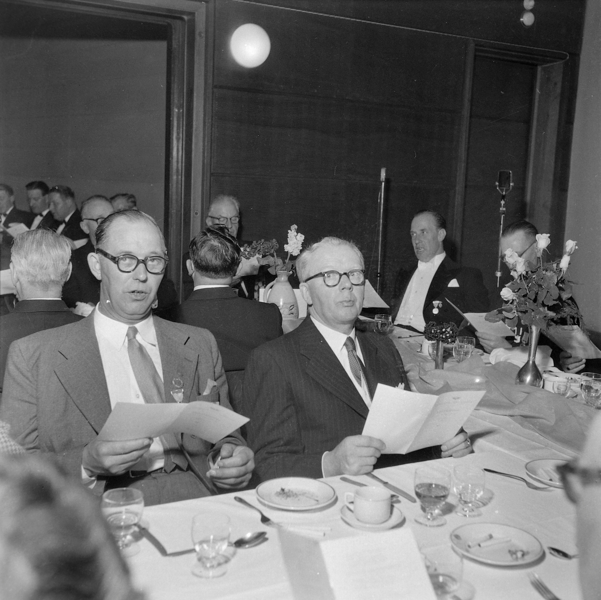 Jernbanesangerstevnet, festmiddag