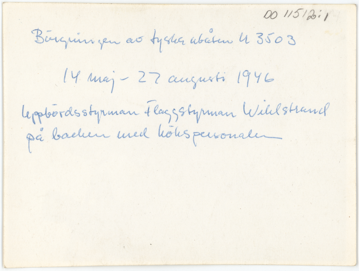 Tysk ubåt av typ XXI som byggdes under andra världskriget från 1944-45.