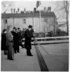 Vägbro över Ume älv i Umeå. Från invigningen 1949.