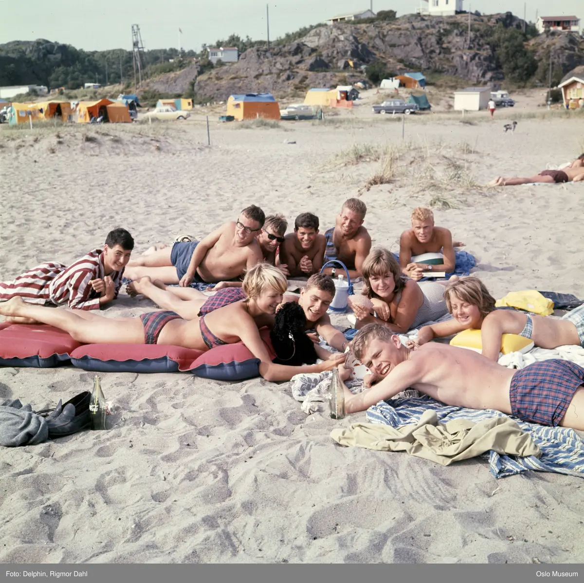 Oddane Sand campingplass, campingliv, badeliv