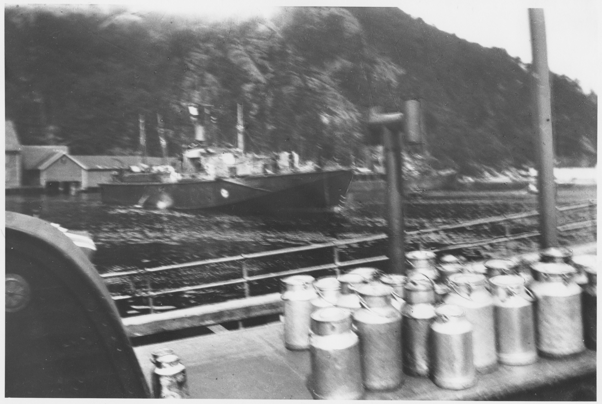 Melketransport ved Egersund Havn