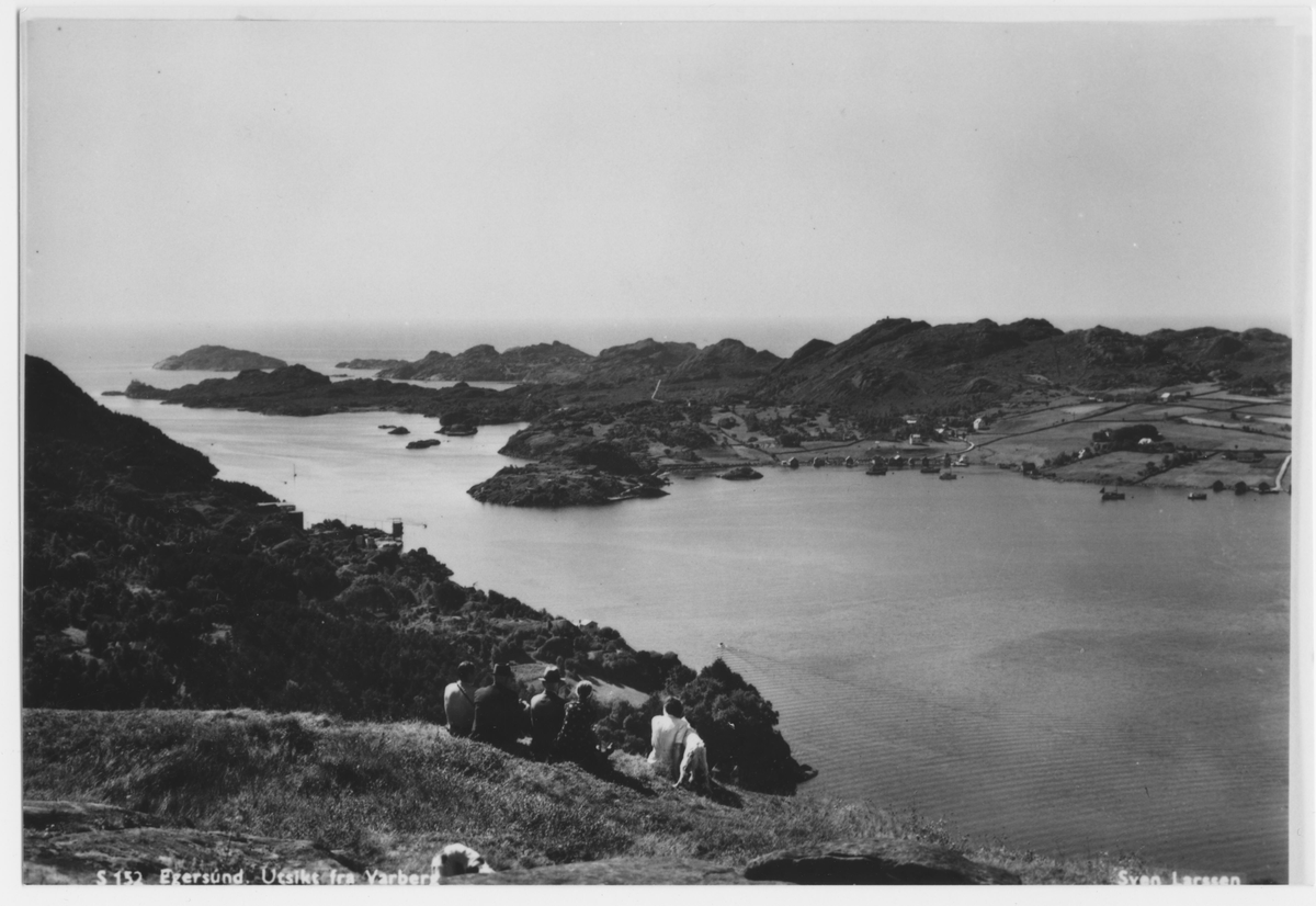 Søra Sundet - Hovland sett fra Vardberg, Eigersund
