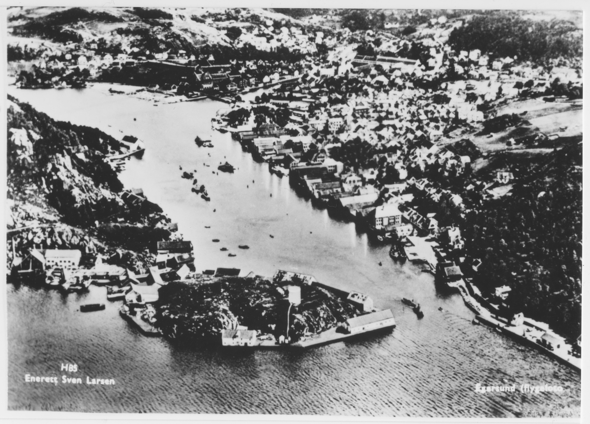 Flyfoto av Egersund