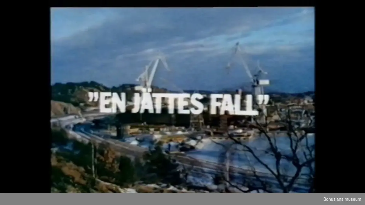 S14UM UMFLSA0003 D0133 En jättes fall, kranen på U 1986 16 mm Åke Åstrand		VHS	j