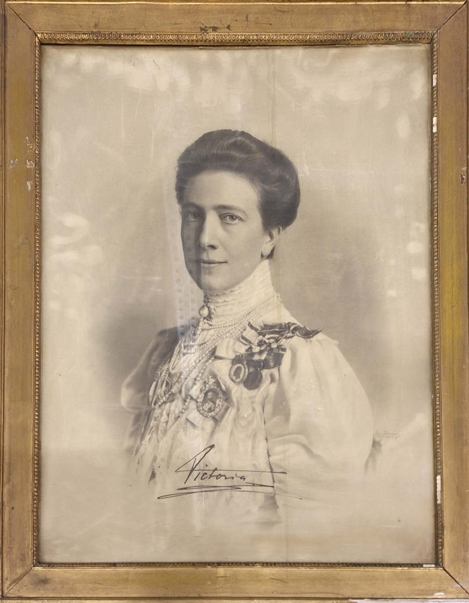 Porträttfotografi av Victoria av Baden.