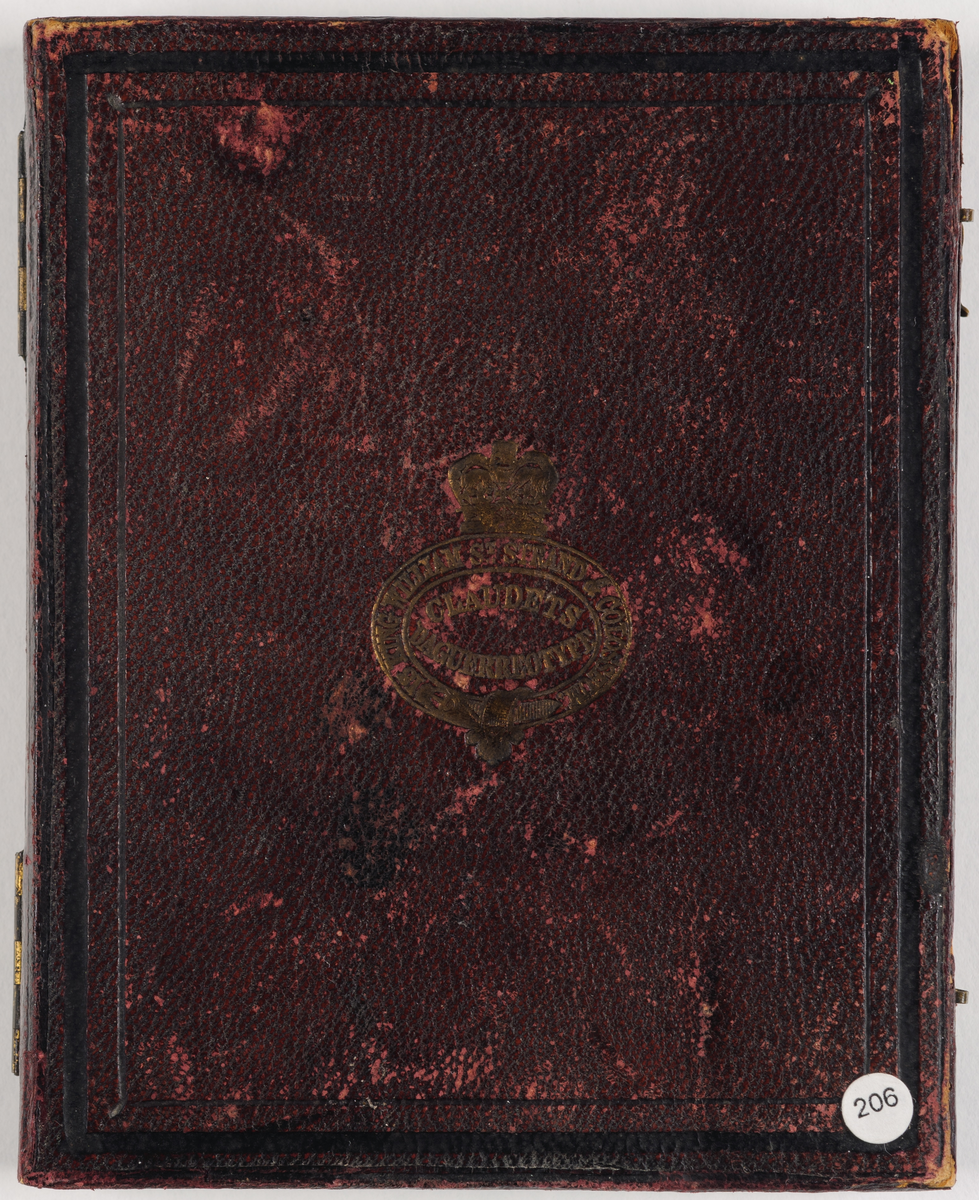 Daguerreotypi: Portrett av en mann, halvfigur.