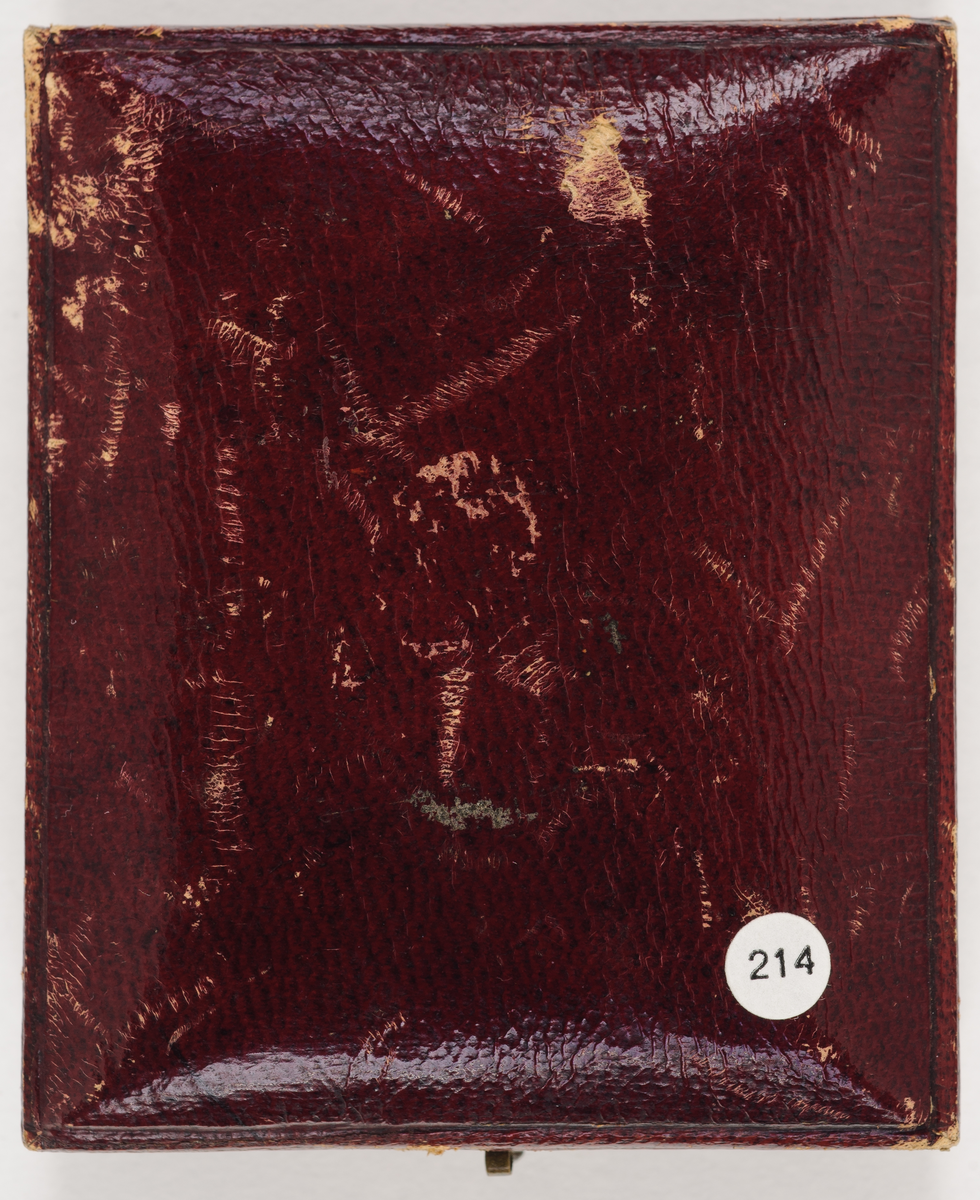 Daguerreotypi: Portrett av en mann, halvfigur.