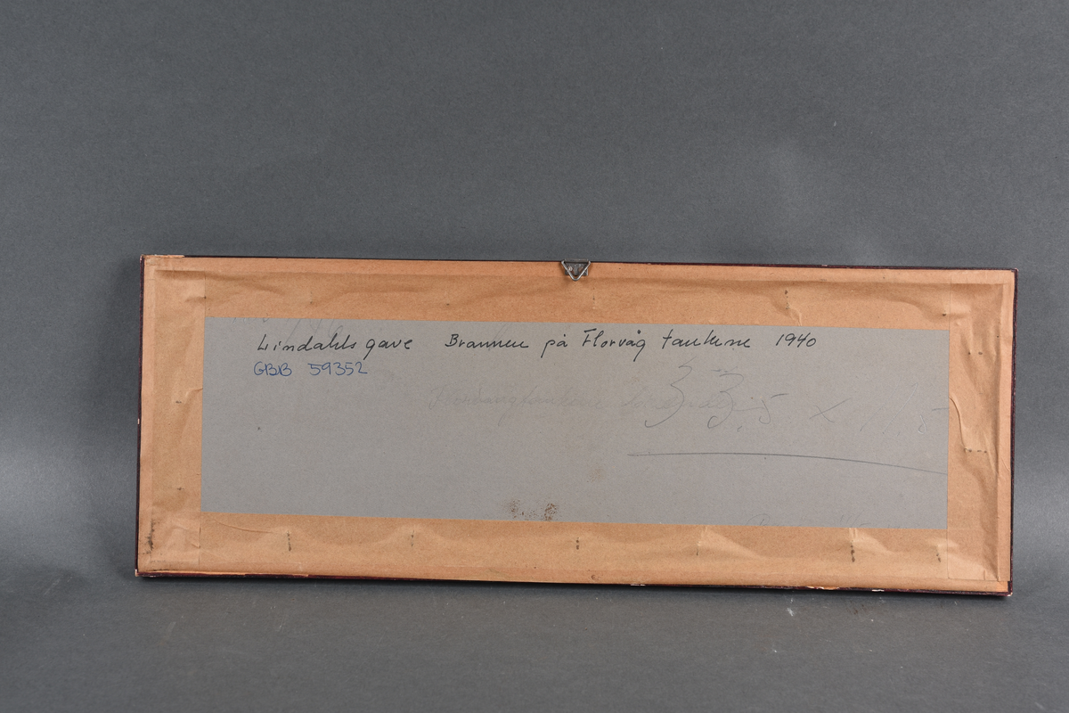 Brannen i tankene på Florvåg 1940