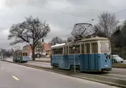 Spårvagnar på Rålambsvägen, linje 2