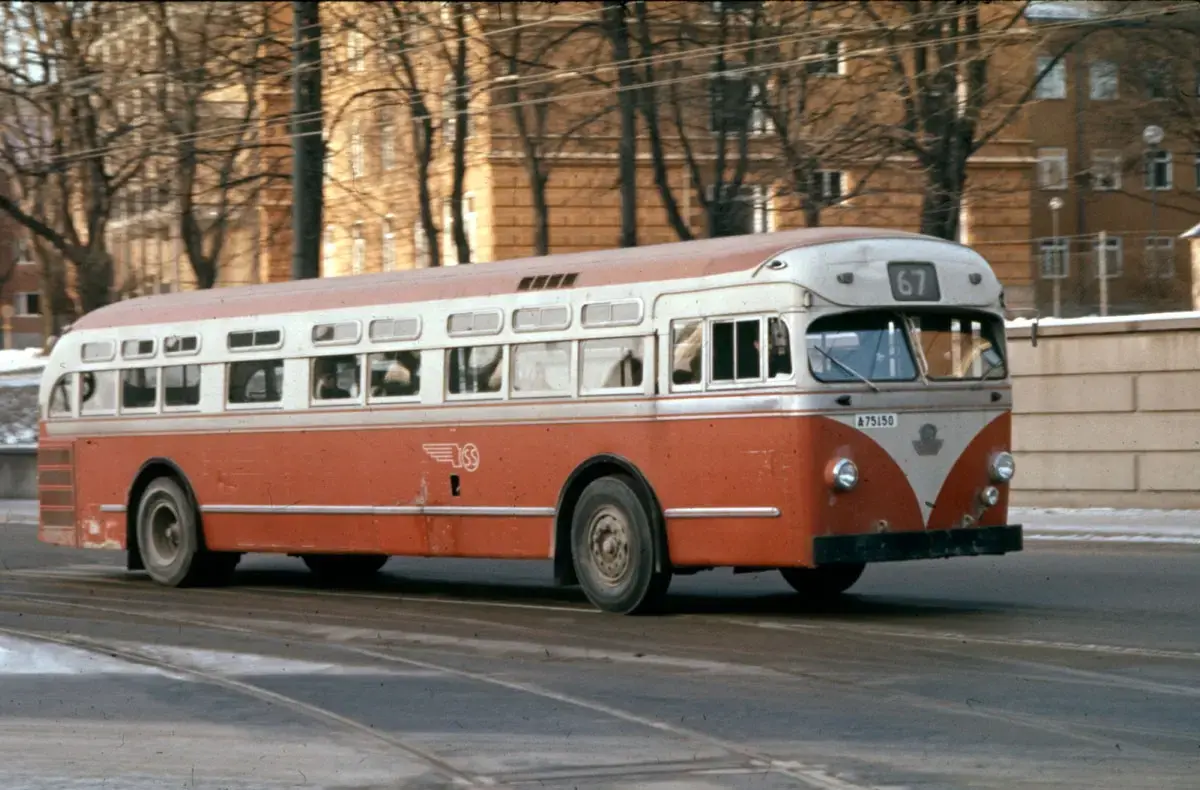 Buss på linje 67 vid Fridhemsplan