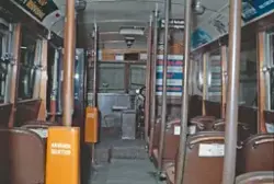 Interiör i trådbuss F1 från 1941