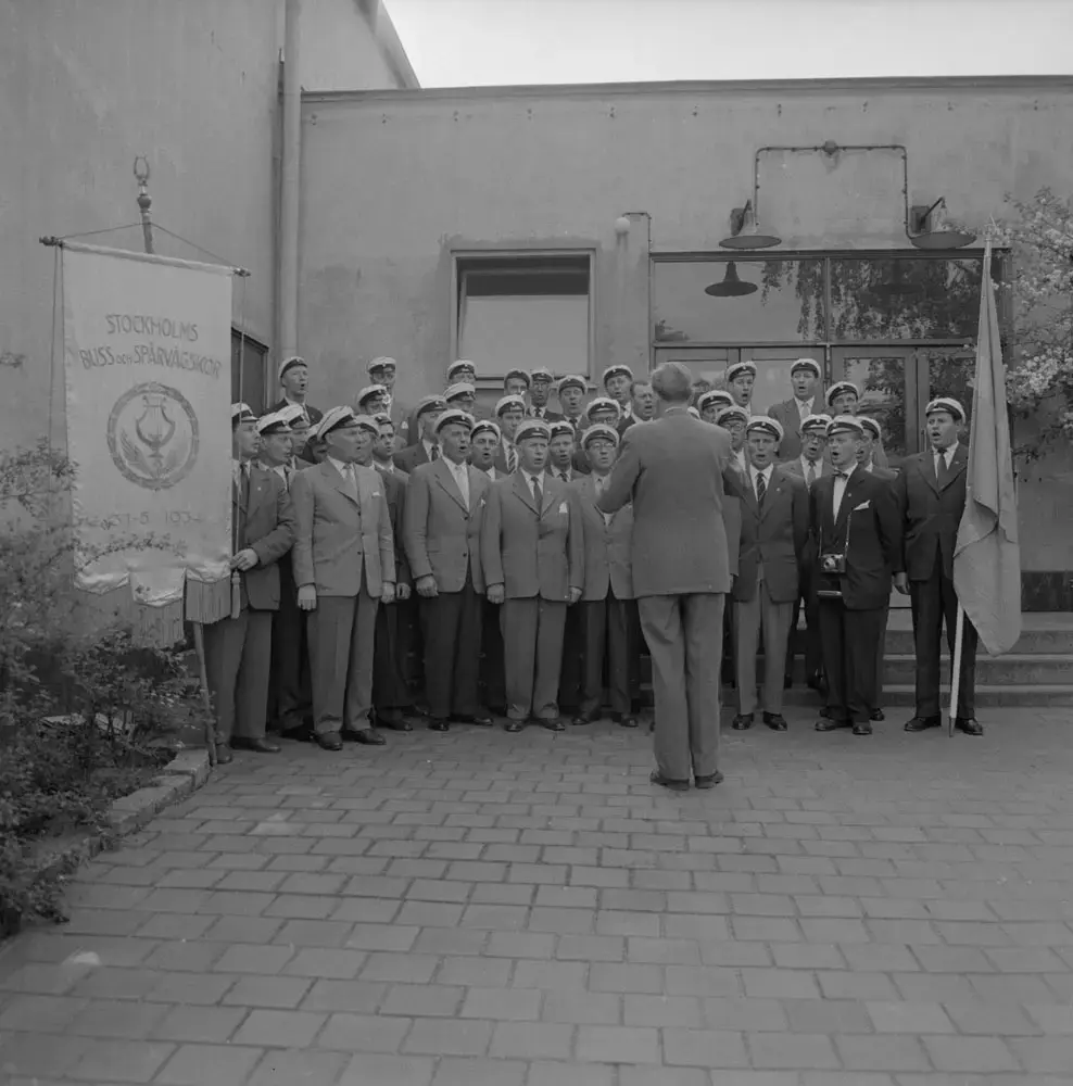 Stockholms Buss & Spårvägskör firade sitt 25-årsjubileum den 31 maj 1959.
