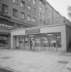 Götgatan, tunnelbanenedgång vid Skanstull