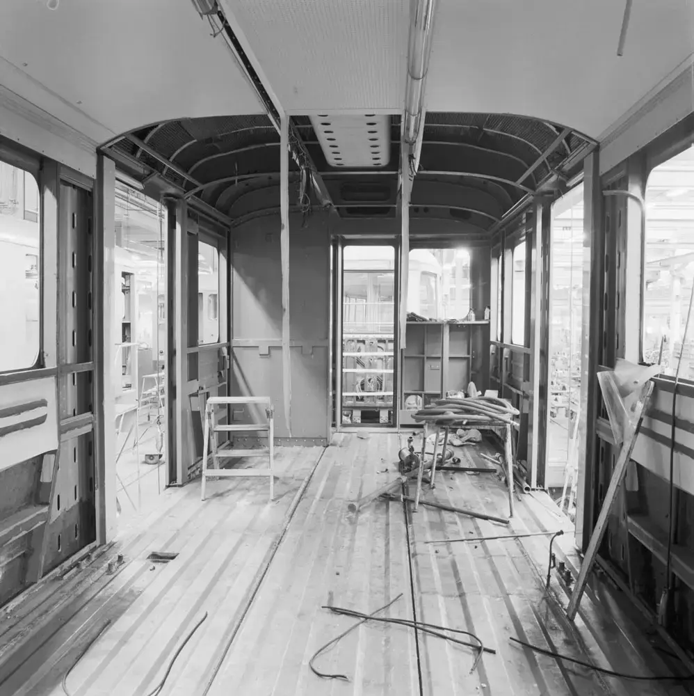 Reparationsarbete av tunnelbanevagnar (krocken Rådmansgatan)