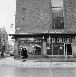 Tunnelbanenedgång Medborgarplatsen 1959