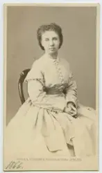 Porträtt på Gerda Sparre född Sköldberg.