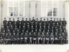 I 11, skolkompaniet 1932-33.
Nedersta raden, 7:e man fr. v.: fanjunkare Carl Öster.