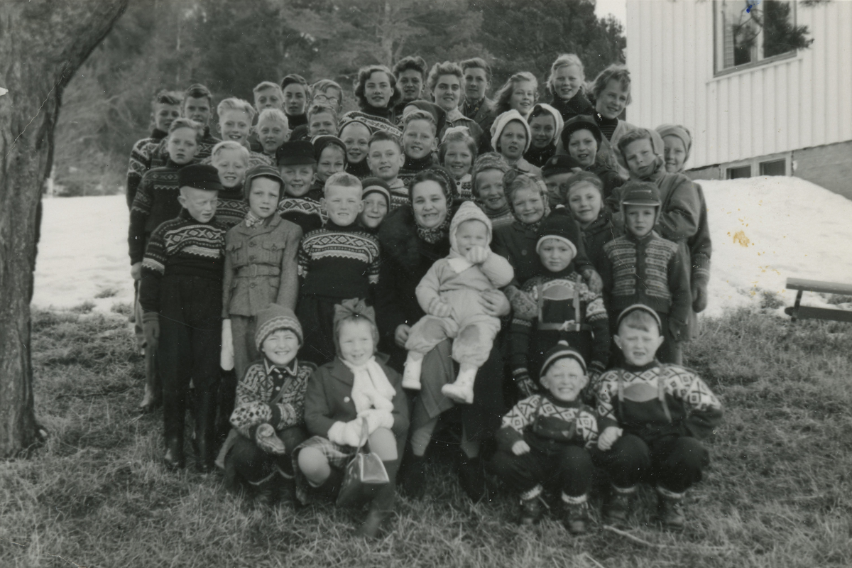 Nerbygda søndagskole og ungdomsklubb, våren 1958