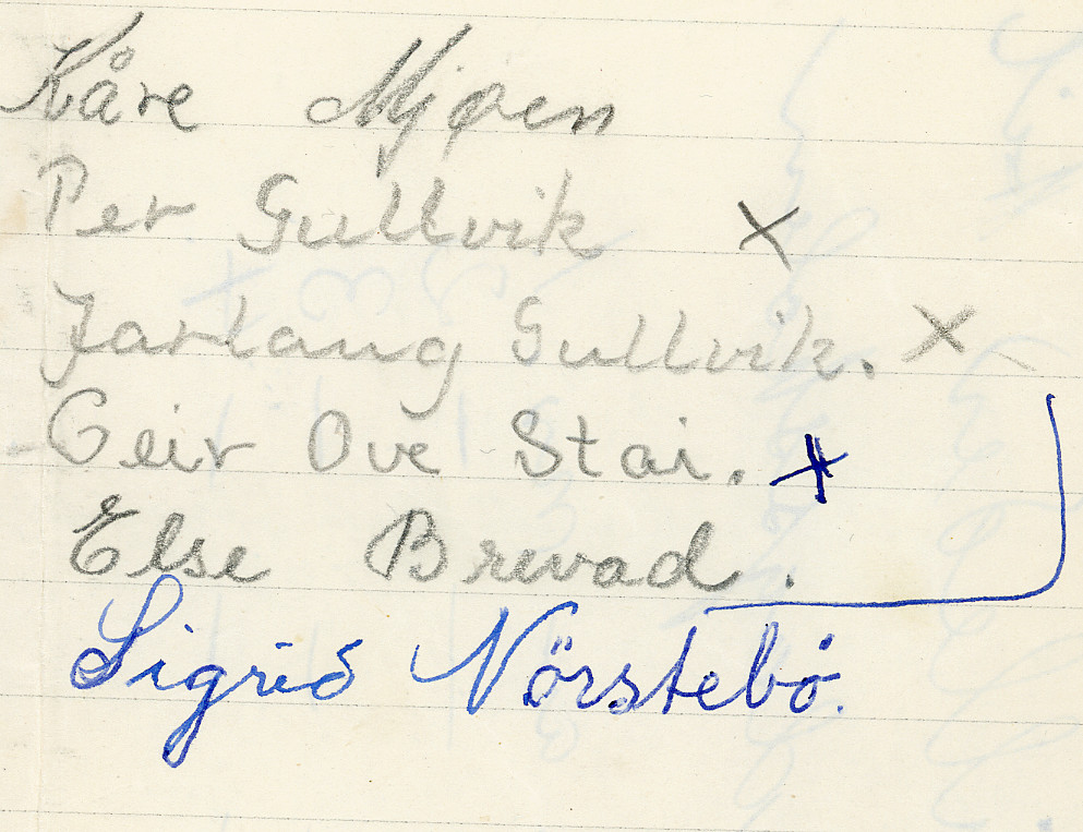 Nerbygda søndagskole og ungdomsklubb, våren 1958