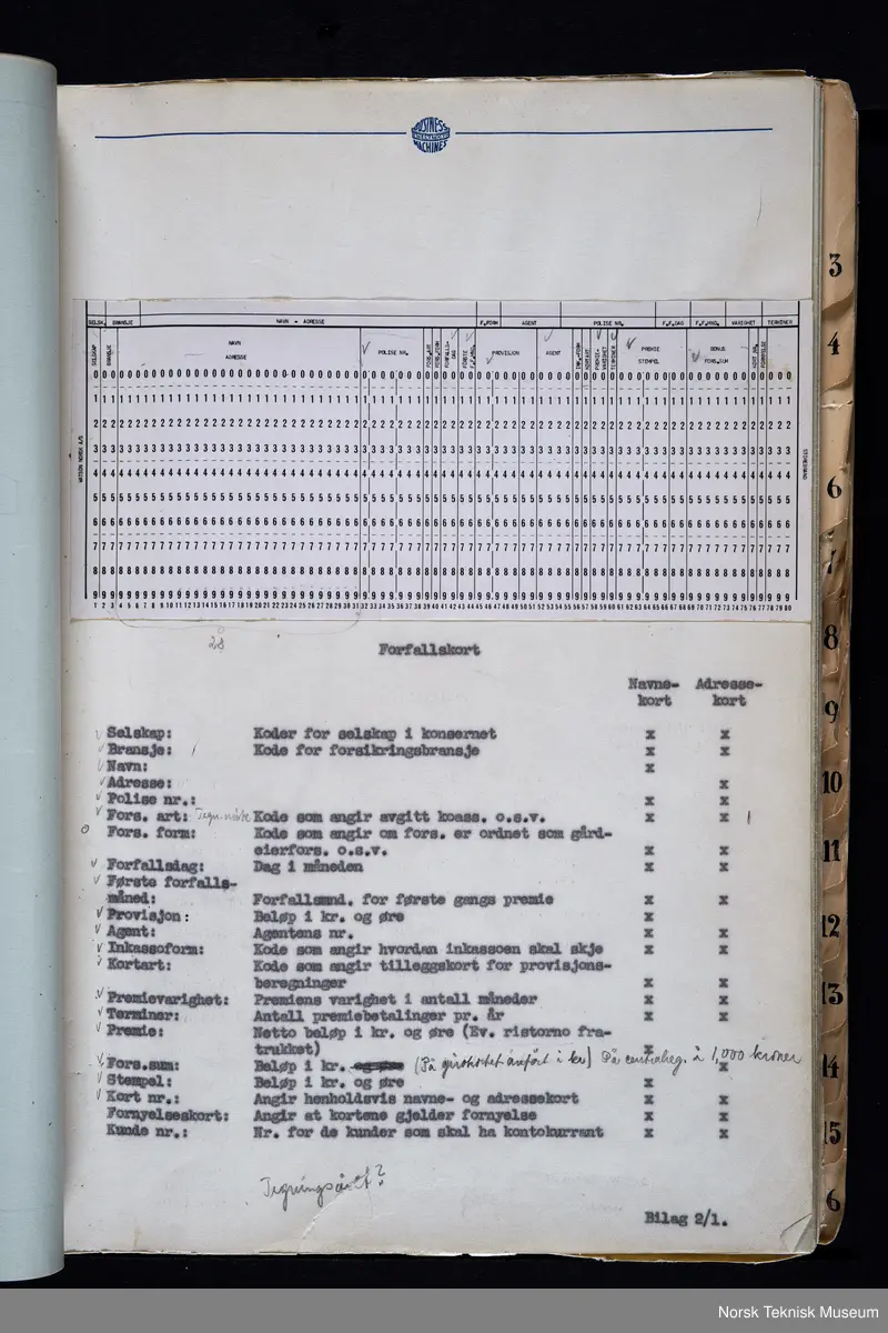 Horisontal hullkort sorteringsmaskin, elektrisk drevet. Med denne maskinen, som var raskere enn tilsvarende av andre fabrikater, kunne hullkortene sortere etter ulike kriteria. 