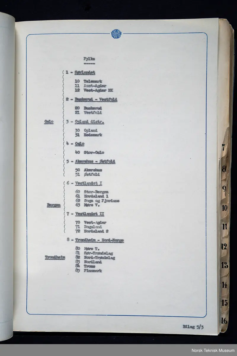 Horisontal hullkort sorteringsmaskin, elektrisk drevet. Med denne maskinen, som var raskere enn tilsvarende av andre fabrikater, kunne hullkortene sortere etter ulike kriteria. 