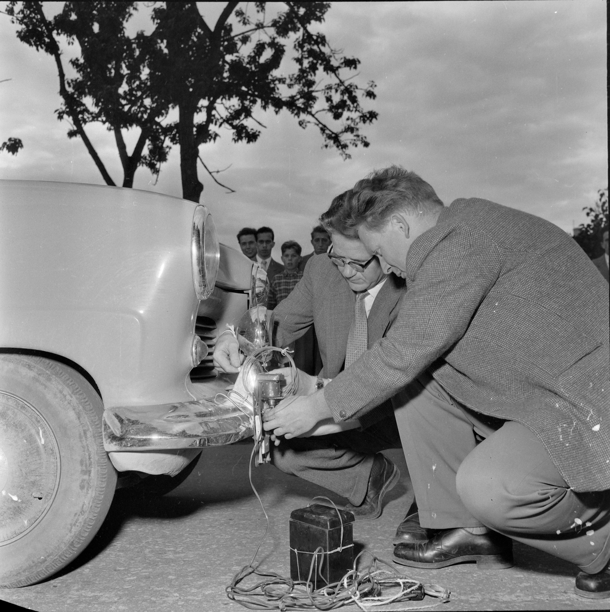 Test av reaksjonstid og bremselengde i regi av Trygg Trafikk