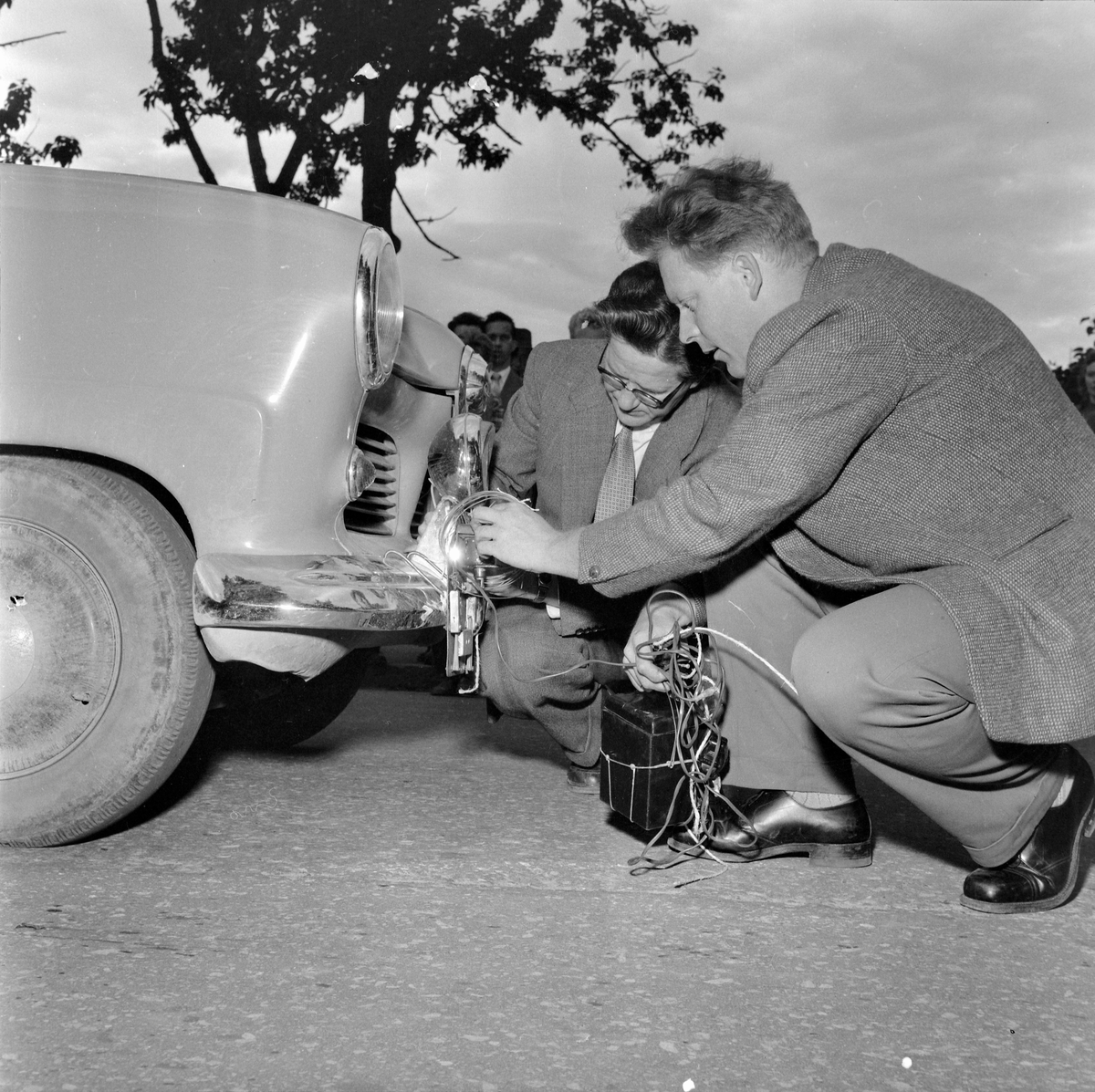 Test av reaksjonstid og bremselengde i regi av Trygg Trafikk