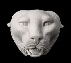 Gaupehovud [Halvrelieff]