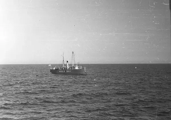 Årsmötet i Helsingfors 10-12 juni 1948. Ombord på  "Kastelholm". Fyrskepp utanför Helsingfors