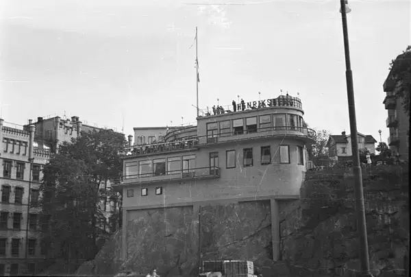 Årsmötet i Göteborg 25-26 aug. 1950.  Henriksberg från hamnen